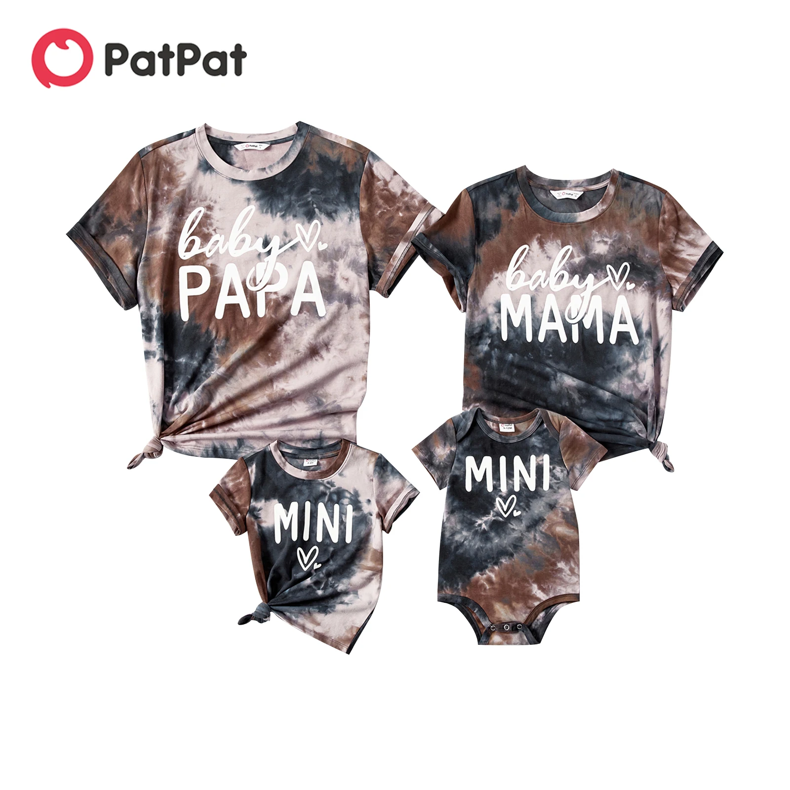PatPat Family Matching T-shirt Cotton Short-sleeve Letter Print Tie Dye Tee 
PatPat Family Matching T-shirt Cotton Short-sleeve Letter Print Tie Dye Tee
