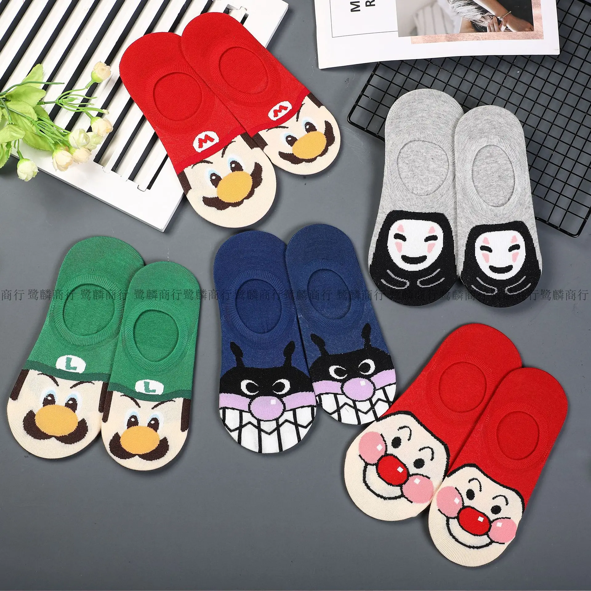Super Mario Bros. Socks Fashion Invisible Boat Socks Cartoon Funny Cotton Personality Student Couple Birthday Christmas Gift
Super Mario Bros. Socks Fashion Invisible Boat Socks Cartoon Funny Cotton Personality Student Couple Birthday Christmas Gift