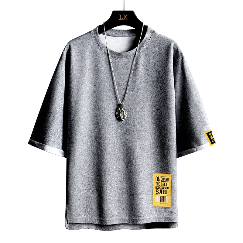 New Summer Men's Casual Fashion Solid T-Shirts Male Oversized Hip Hop Short Sleeve Cotton T Shirt Man Streetwear Top Tees 2022
New Summer Men's Casual Fashion Solid T-Shirts Male Oversized Hip Hop Short Sleeve Cotton T Shirt Man Streetwear Top Tees 2022