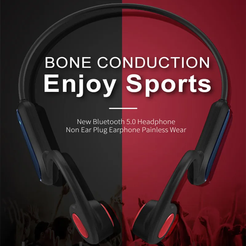A9 Bone Conduction Wireless Bluetooth Headset, IPX56 Waterproof/Sweatproof Sports Ear-Mounted MP3 Player, AI Voice Assistant
A9 Bone Conduction Wireless Bluetooth Headset, IPX56 Waterproof/Sweatproof Sports Ear-Mounted MP3 Player, AI Voice Assistant