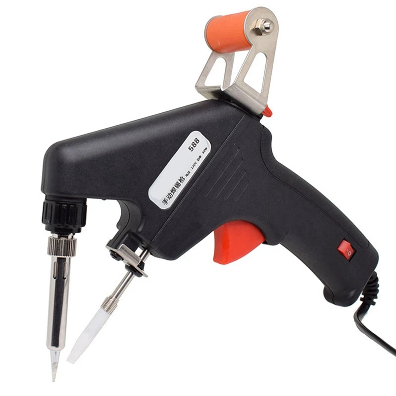 Manual Soldering Gun Tin-Feeding Electric Soldering Iron 80W High Spot Welding Efficiency EU Plug
Manual Soldering Gun Tin-Feeding Electric Soldering Iron 80W High Spot Welding Efficiency EU Plug