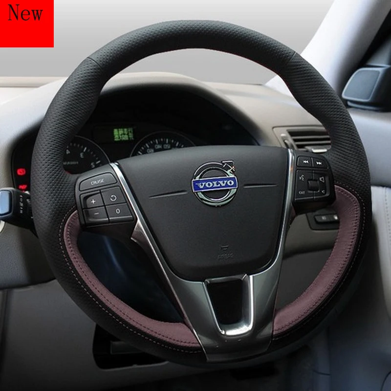 Customized Hand-Stitched Leather Suede Car Steering Wheel Cover for Volvo XC60 S60l XC90 V40 V60 S80L Car Accessories
Customized Hand-Stitched Leather Suede Car Steering Wheel Cover for Volvo XC60 S60l XC90 V40 V60 S80L Car Accessories