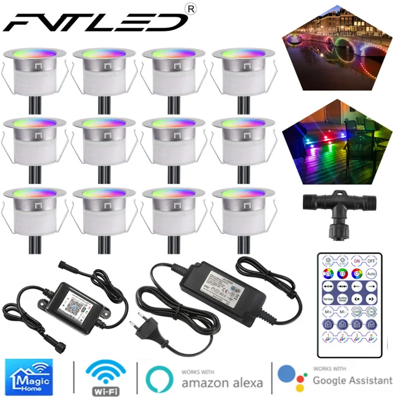 20PCS/Set FVTLED Wifi LED Lights RGB Dimmable Garden/Home Decoration Outdoor Light 12W Wifi/Bluetooth/IR Remote Control Lamps
20PCS/Set FVTLED Wifi LED Lights RGB Dimmable Garden/Home Decoration Outdoor Light 12W Wifi/Bluetooth/IR Remote Control Lamps
