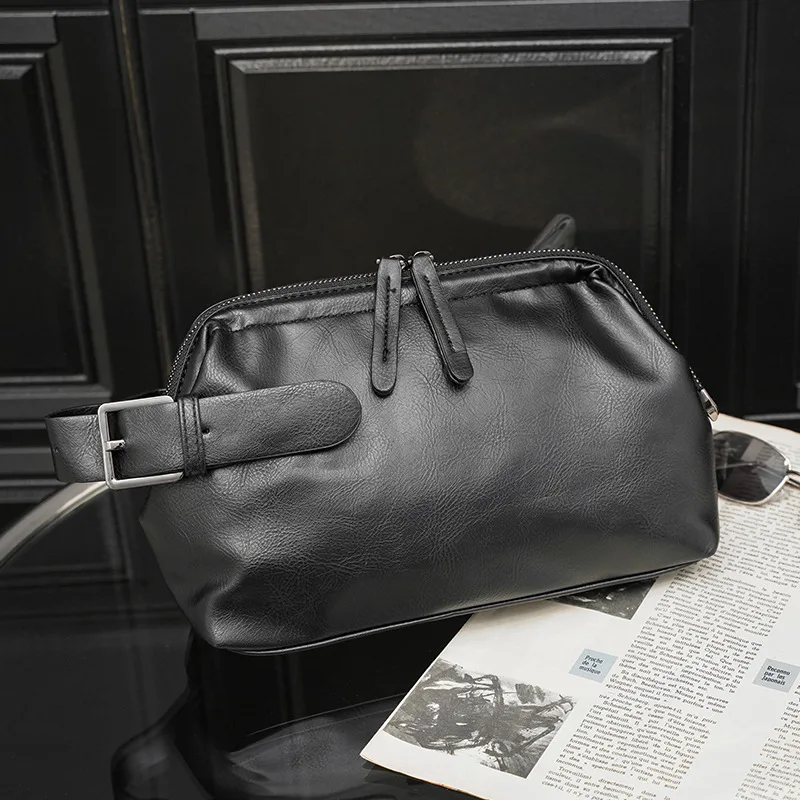 Fashion Men Black Clutch Bag 2022 Leisure Business PU Leather Handbags New Korean Style Mobile Phone Pack For Male
Fashion Men Black Clutch Bag 2022 Leisure Business PU Leather Handbags New Korean Style Mobile Phone Pack For Male
