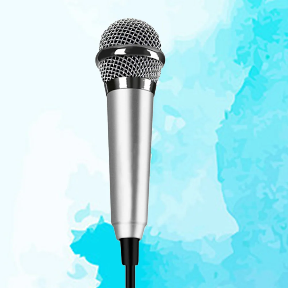 Mini Karaoke Condenser Microphone for Phone Coumputer Mini Phone Microphone (Silver)
Mini Karaoke Condenser Microphone for Phone Coumputer Mini Phone Microphone (Silver)