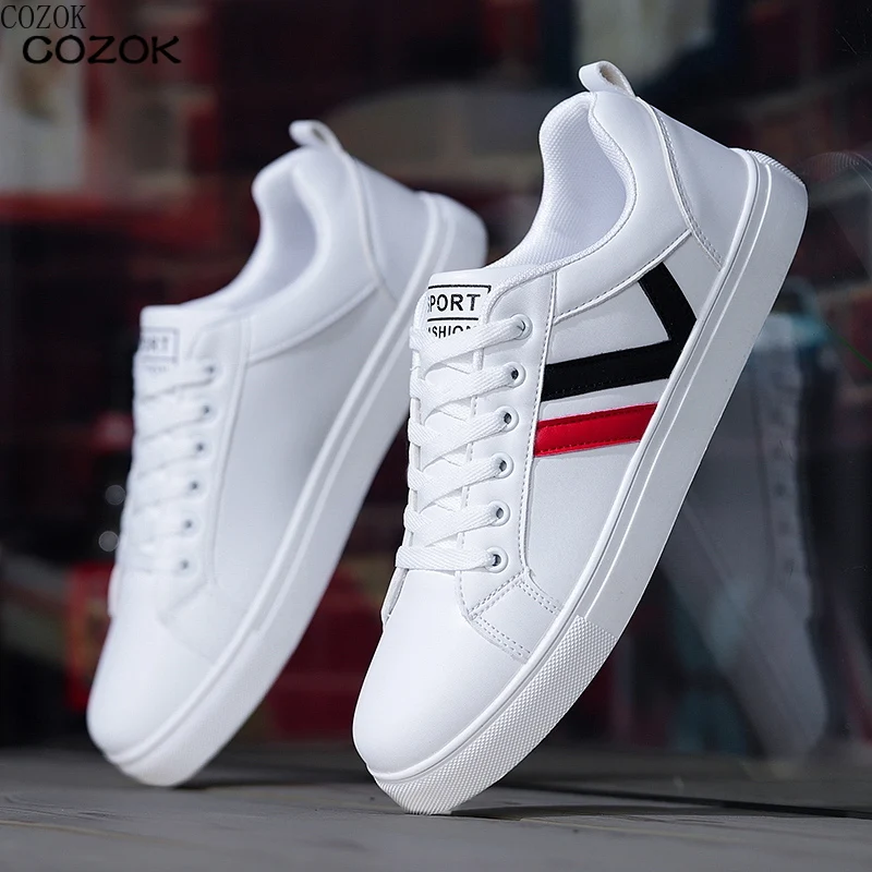 students White Sports shoes Sneakers for Men Comfortable Classic Casual Skate Shoes Fashion Non-Slip Leather Skateboard Shoes
students White Sports shoes Sneakers for Men Comfortable Classic Casual Skate Shoes Fashion Non-Slip Leather Skateboard Shoes