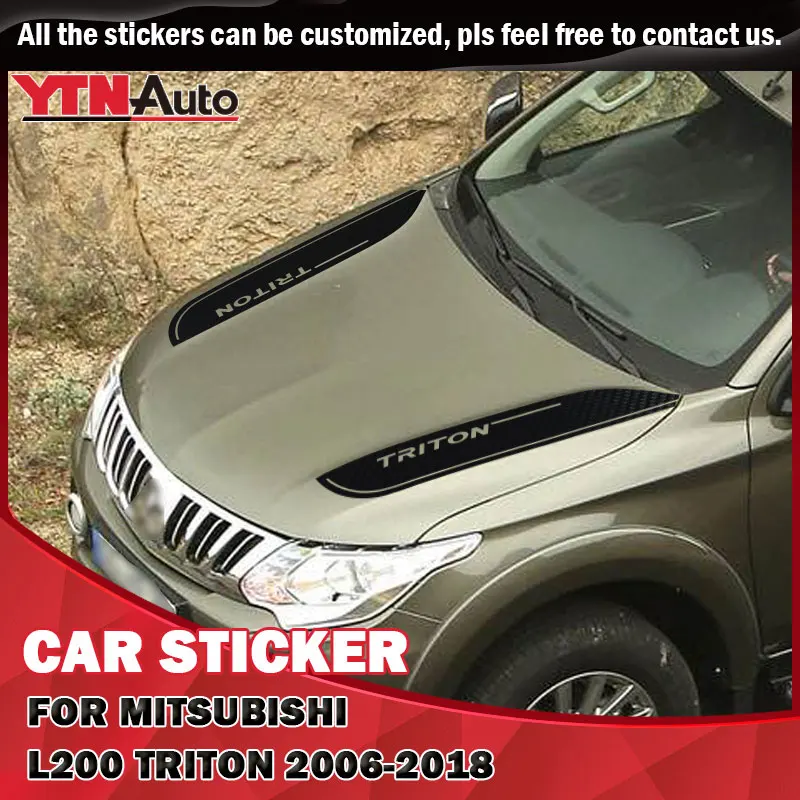 Bonnet Scoop Car Sticker For Mitsubishi L200 Triton 2006-2014 2015 2016 2017 2018 Stripe Graphic Vinyl Car Hood Decoration Decal
Bonnet Scoop Car Sticker For Mitsubishi L200 Triton 2006-2014 2015 2016 2017 2018 Stripe Graphic Vinyl Car Hood Decoration Decal