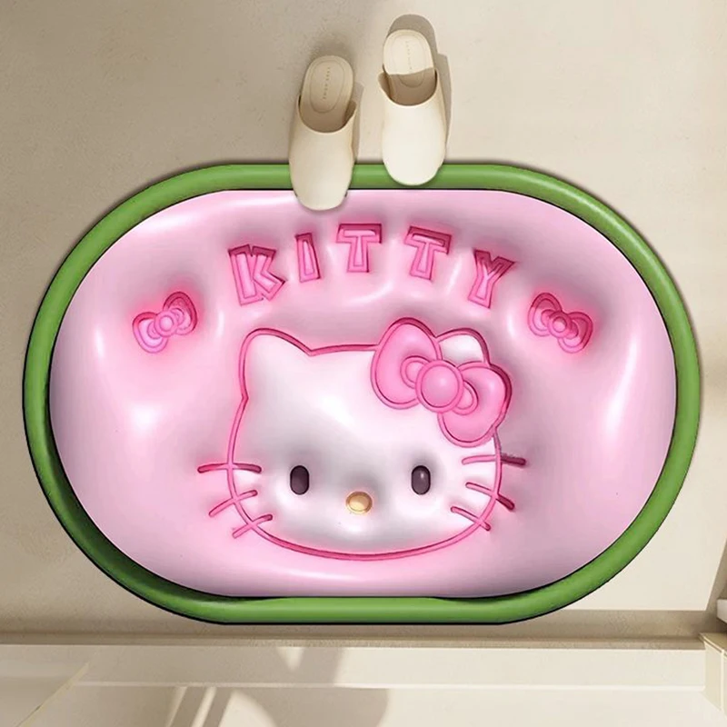 Милый коврик для ванной Hellokittys Kuromi понравико 3D из пены с эффектом памяти милый мягкий абсорбирующий Быстросохнущий коврик для ванной коврик...
Милый коврик для ванной Hellokittys Kuromi понравико 3D из пены с эффектом памяти милый мягкий абсорбирующий Быстросохнущий коврик для ванной коврик...