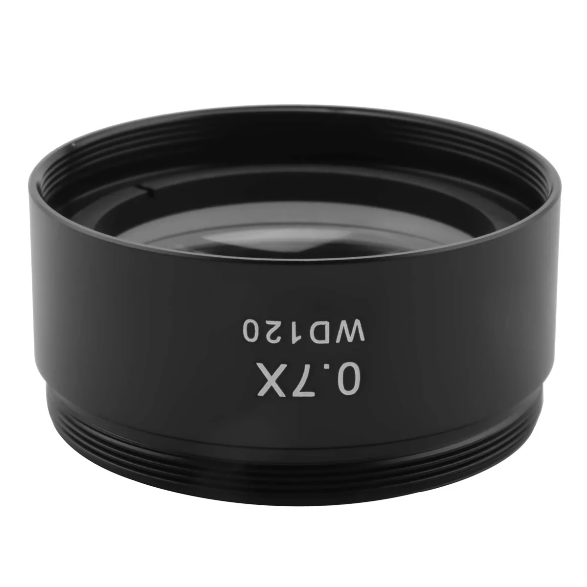 WD120 0.7X Trinocular Stereo Microscope Auxiliary Objective Lens Barlow Lens 48mm Thread
WD120 0.7X Trinocular Stereo Microscope Auxiliary Objective Lens Barlow Lens 48mm Thread