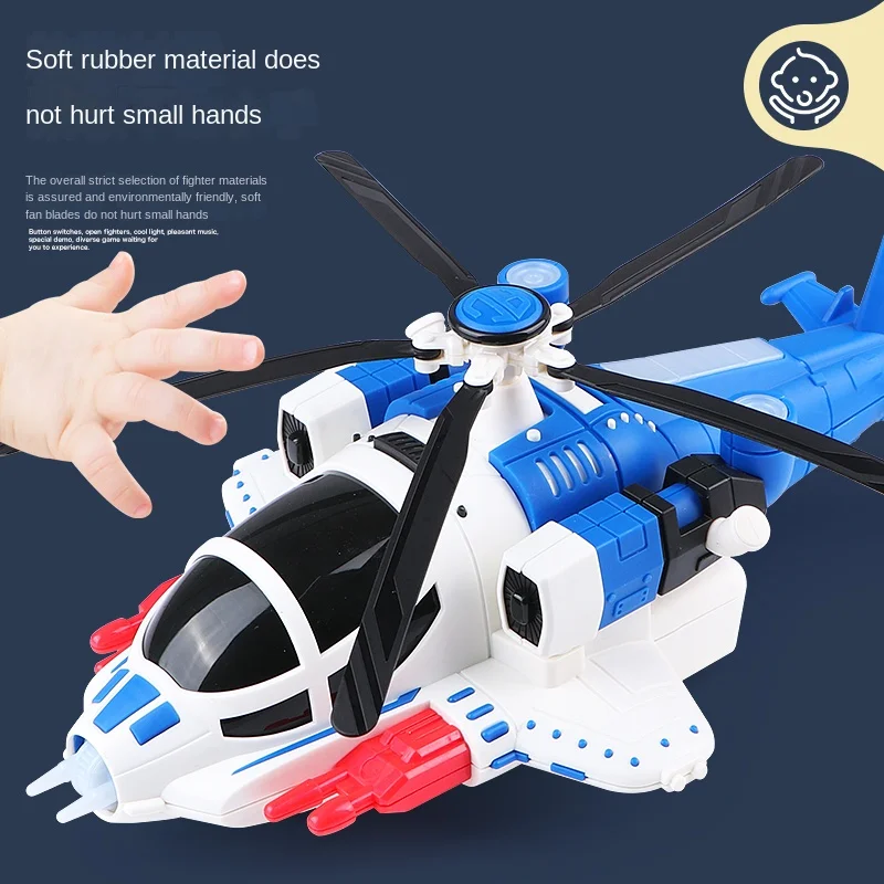 Children's Educational Toys Children's Luminous Music Helicopter Avoidance Design Birthday Gift for Boy
Children's Educational Toys Children's Luminous Music Helicopter Avoidance Design Birthday Gift for Boy