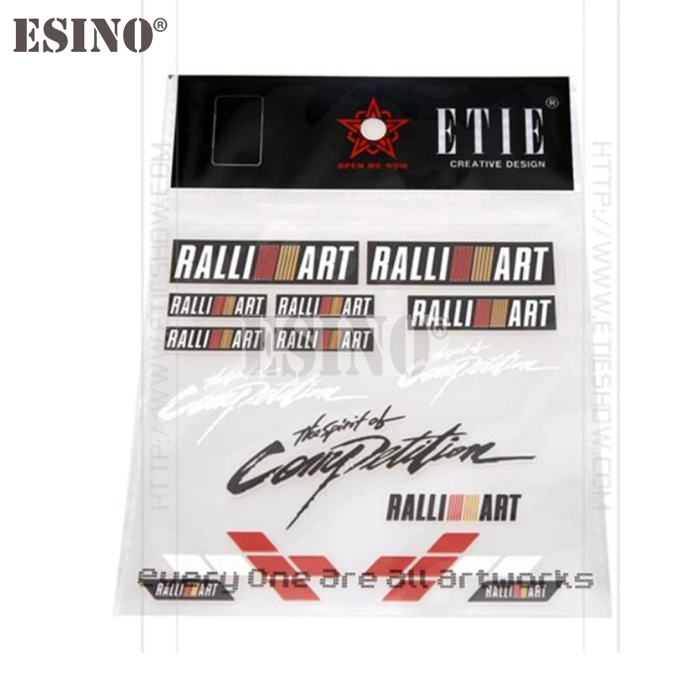 3D Ralliart автомобильный Стайлинг наклейка декоративная наклейка ecal набор для Ralliart Mitsubishi Lancer ASX Outlander Pajero Mirage 
3D Ralliart автомобильный Стайлинг наклейка декоративная наклейка ecal набор для Ralliart Mitsubishi Lancer ASX Outlander Pajero Mirage