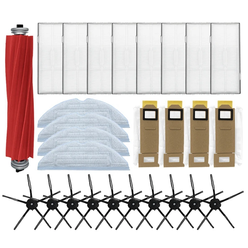 Accessories Main Brush Mops Cloths Side Brush HEPA Filters Dust Bags Spare Parts For Roborock S7 Vacuum Cleaner Sweeper
Accessories Main Brush Mops Cloths Side Brush HEPA Filters Dust Bags Spare Parts For Roborock S7 Vacuum Cleaner Sweeper