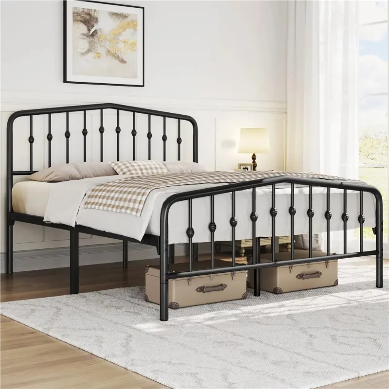 Easyfashion Modern Metal Platform Bed with Arched Headboard and Footboard, Full, Black
Easyfashion Modern Metal Platform Bed with Arched Headboard and Footboard, Full, Black