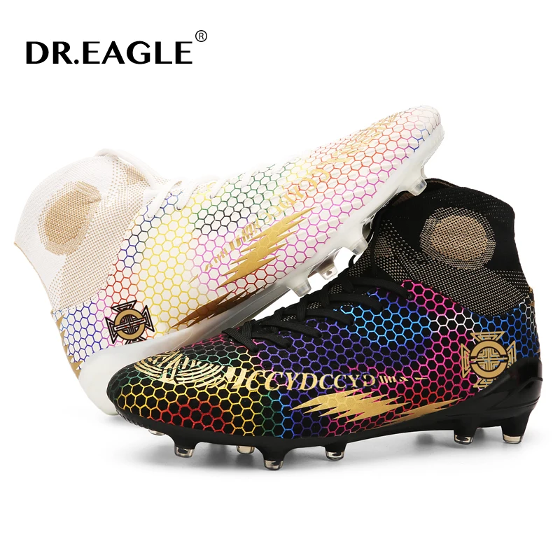 DR.EAGLE Soccer Shoes High Quality Football Boots Futsal Soccer Cleats Men Football Training Sneakers TF/AG Outdoor Men Footwear
DR.EAGLE Soccer Shoes High Quality Football Boots Futsal Soccer Cleats Men Football Training Sneakers TF/AG Outdoor Men Footwear