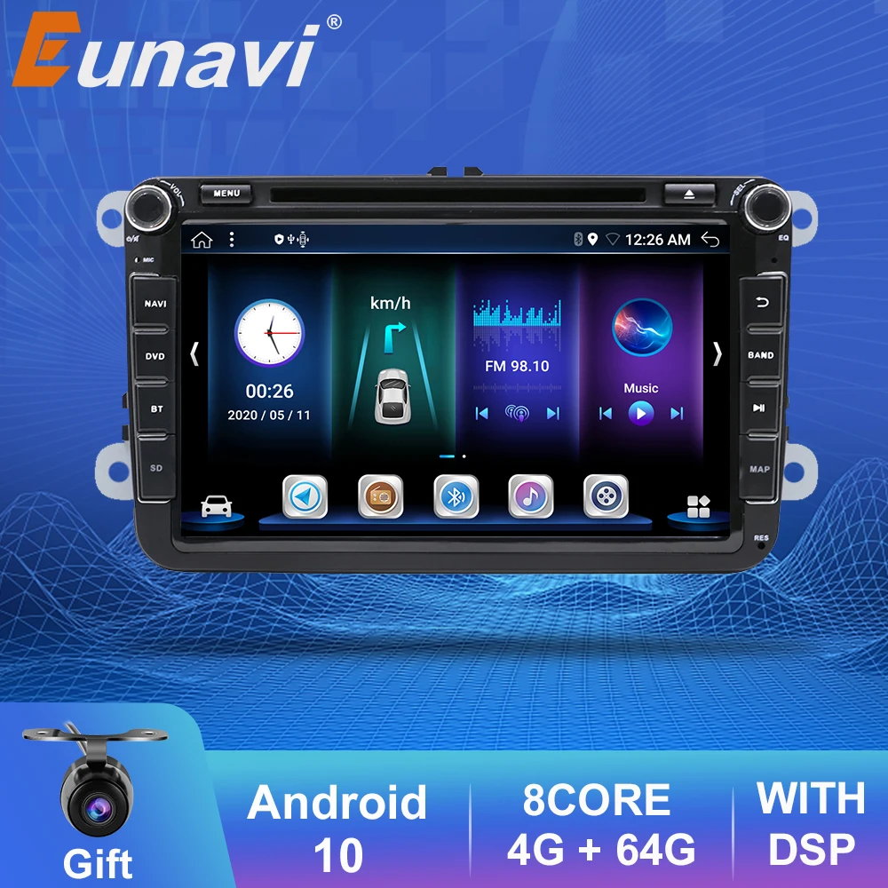Eunavi DSP 2 Din Android Car DVD For VW GOLF 5 6 Passat B6 B7 CC Polo Touran T5 Skoda Octavia Tiguan Amarok GPS Radio Player 
Eunavi DSP 2 Din Android Car DVD For VW GOLF 5 6 Passat B6 B7 CC Polo Touran T5 Skoda Octavia Tiguan Amarok GPS Radio Player