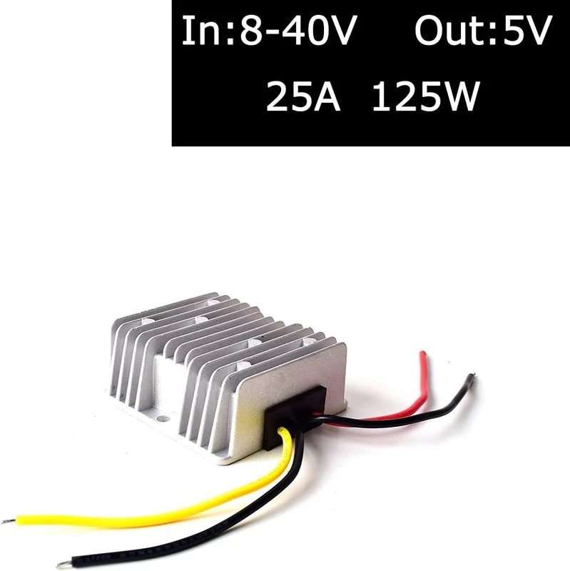 DC 12V 24V 36V to 5V Truck Car Step Down Power Adapter Voltage Converter Regulator for Car Electronics Vehicle Boat Solar System
DC 12V 24V 36V to 5V Truck Car Step Down Power Adapter Voltage Converter Regulator for Car Electronics Vehicle Boat Solar System