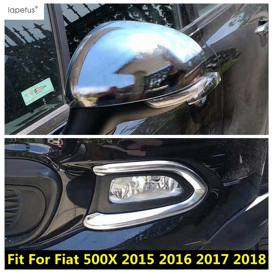 ABS Chrome Door Rearview Mirror Protector Shell / Front Fog Light Lamp Eyebrow Cover Trim Accessories For Fiat 500X 2015 - 2018
ABS Chrome Door Rearview Mirror Protector Shell / Front Fog Light Lamp Eyebrow Cover Trim Accessories For Fiat 500X 2015 - 2018