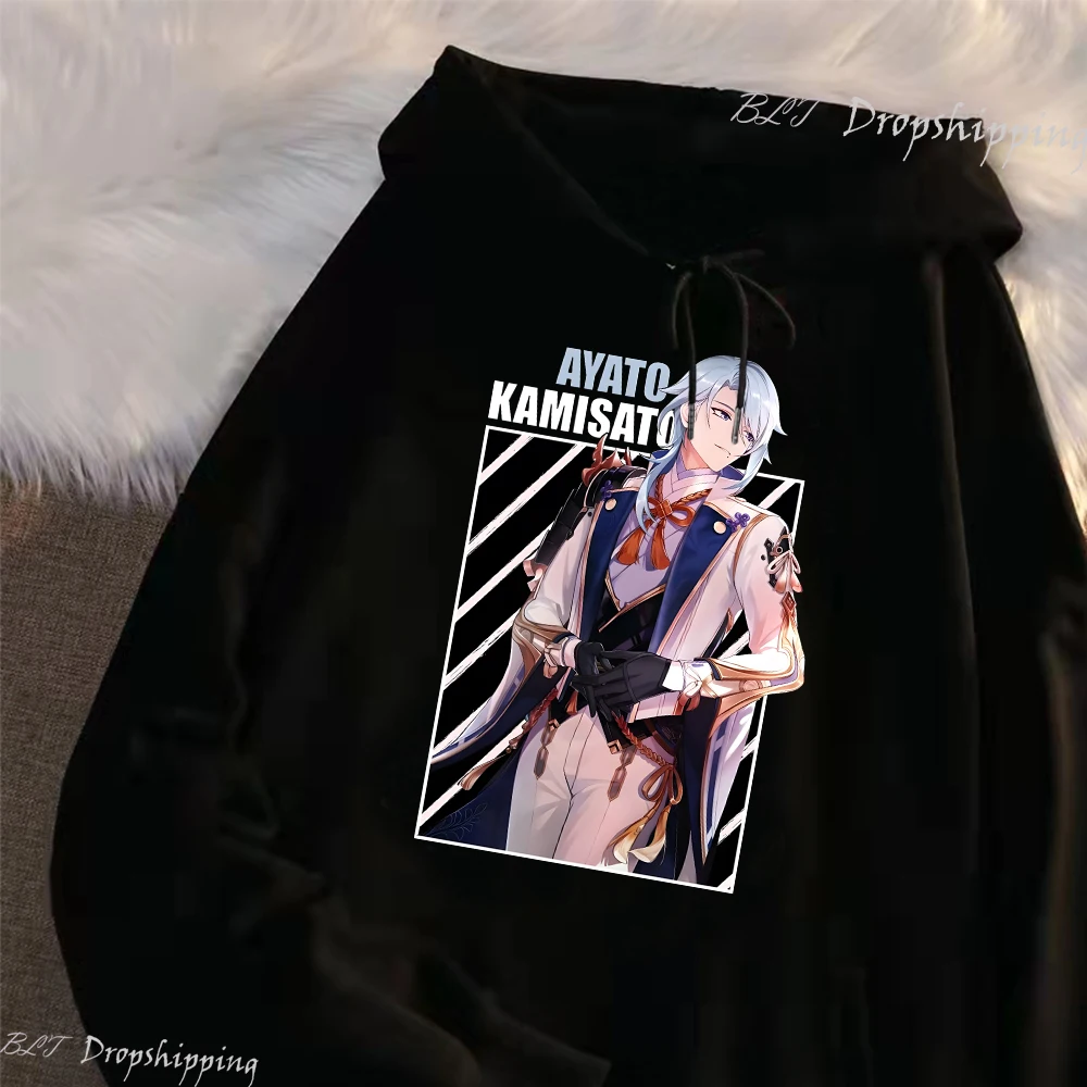 Game Genshin Impact Hoodie Kamisato Ayato Sweatshirts Unisex Couple Clothes Oversized Crewneck Hoody Women Graphic Hooded Tops
Game Genshin Impact Hoodie Kamisato Ayato Sweatshirts Unisex Couple Clothes Oversized Crewneck Hoody Women Graphic Hooded Tops