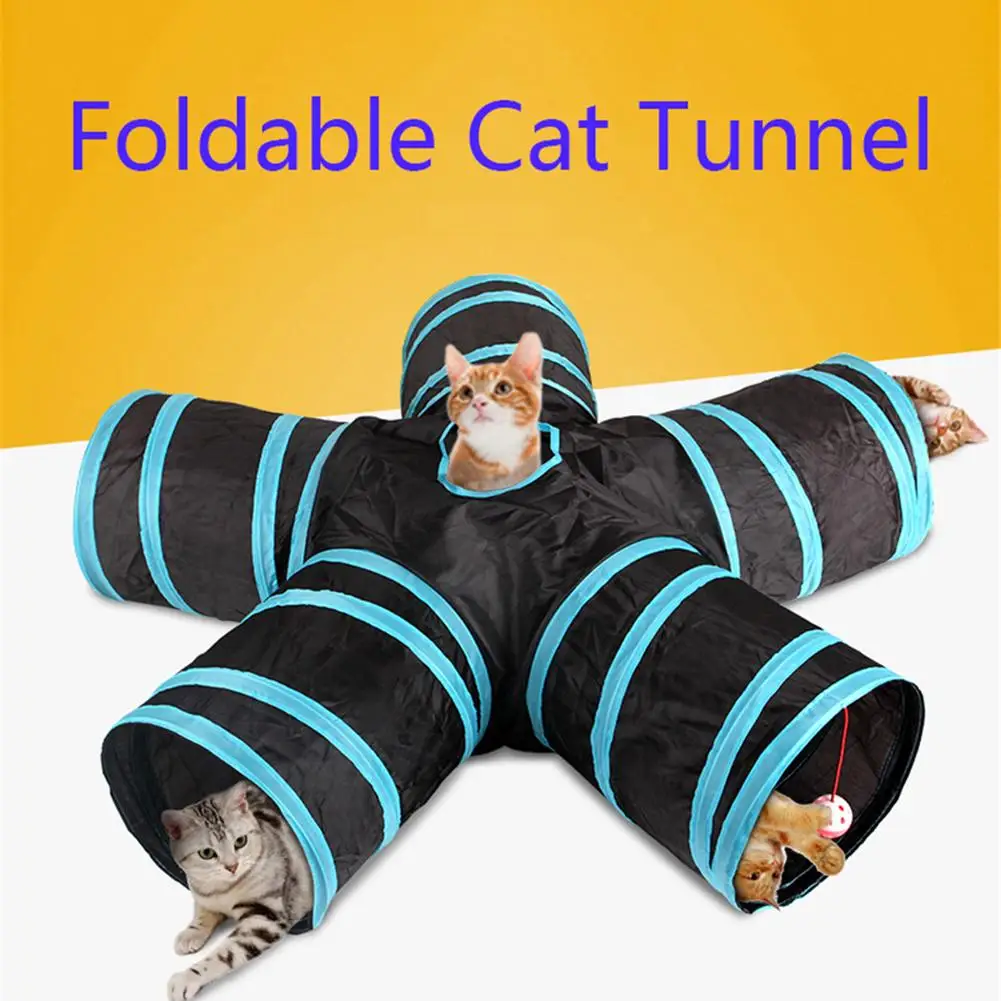 2/3/4/5 Holes Pet Cat Tunnel Cats Toys For Cat Kitten Collapsible Crinkle Cat Playing Tunnel Toy For Cat Rabbit
2/3/4/5 Holes Pet Cat Tunnel Cats Toys For Cat Kitten Collapsible Crinkle Cat Playing Tunnel Toy For Cat Rabbit