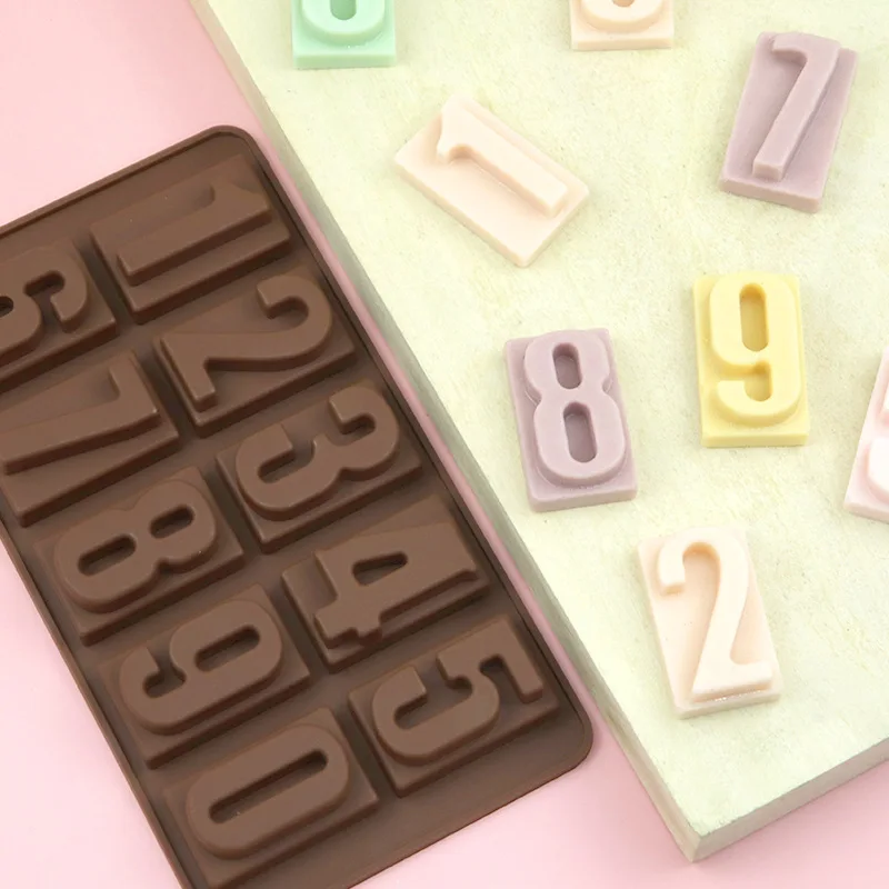 0-9 Numbers Silicone Chocolate Mold Cookies Cold 3D Digital Shape Cake Baking Jelly Candy Pastry DIY Decorating For Kitchen Tool
0-9 Numbers Silicone Chocolate Mold Cookies Cold 3D Digital Shape Cake Baking Jelly Candy Pastry DIY Decorating For Kitchen Tool
