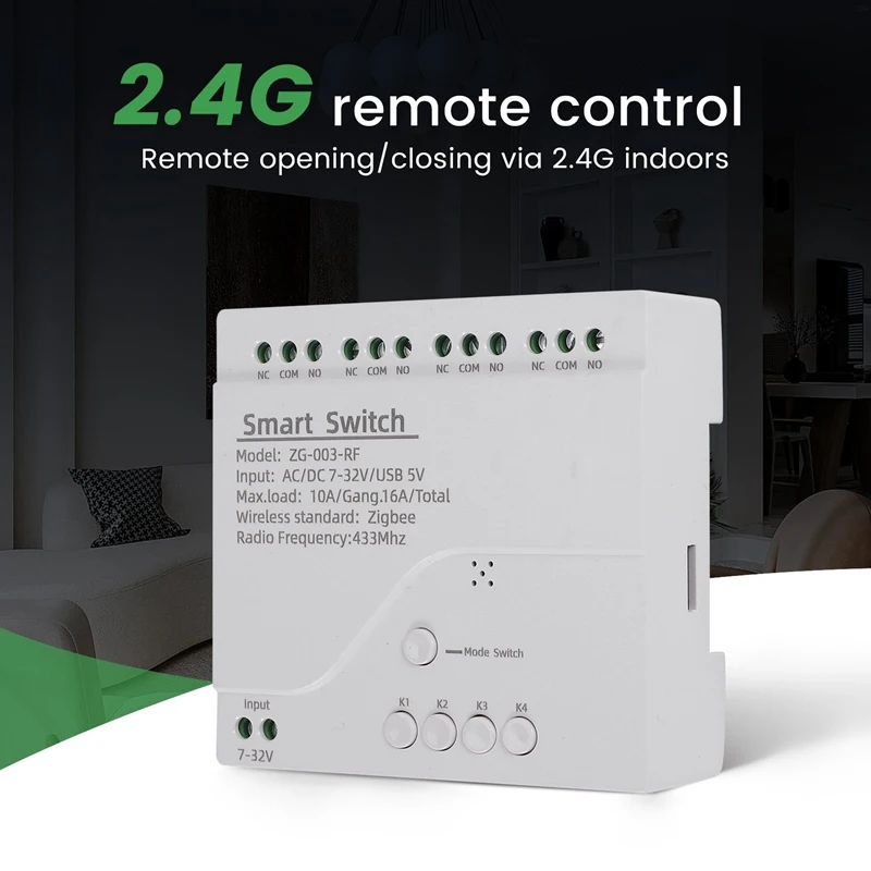 Беспроводной переключатель Zigbee, 4-канальный модуль переключателя Wi-Fi, дистанционное управление, умный дом «сделай сам», 4-канальное реле, работает с Alexa Google Home
Беспроводной переключатель Zigbee, 4-канальный модуль переключателя Wi-Fi, дистанционное управление, умный дом «сделай сам», 4-канальное реле, работает с Alexa Google Home