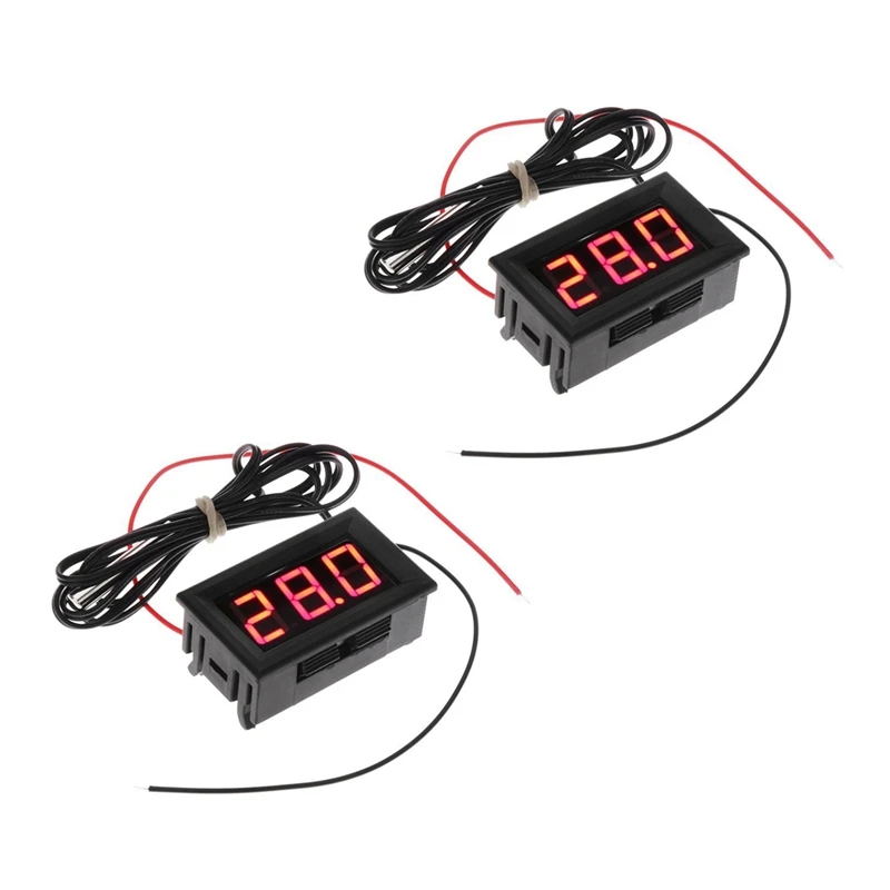 2X DC 5 - 12 V - 50 - 110 градусов C цифровой термометр для холодильника детектор температуры красный
2X DC 5 - 12 V - 50 - 110 градусов C цифровой термометр для холодильника детектор температуры красный