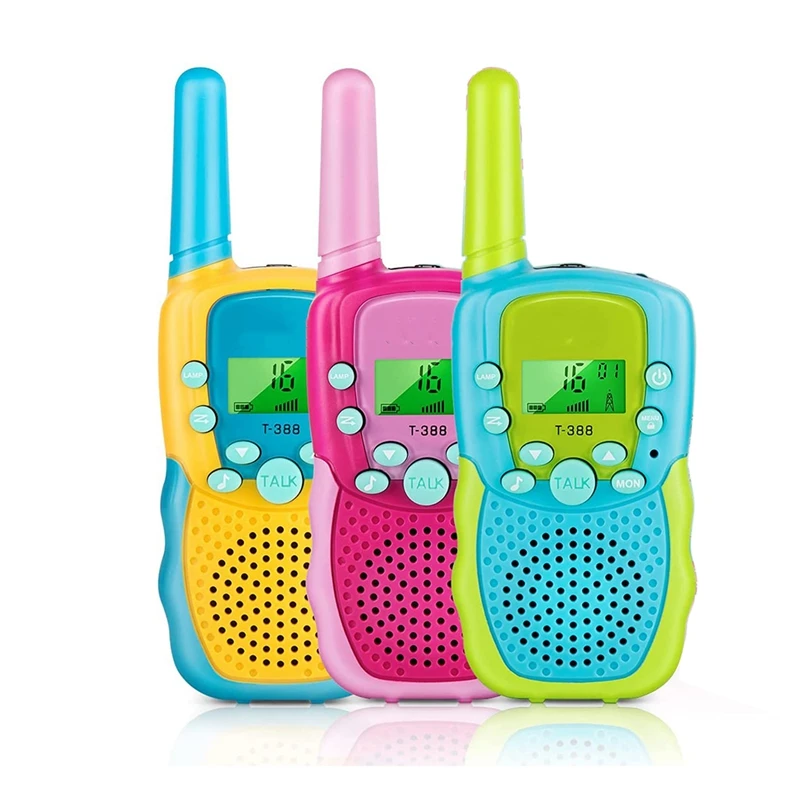 3 PCS Walkie Talkies For Kids, 3 KM Range Indoor Outdoor Activity Stem Toys, Birthday Gifts For Boys And Girls
3 PCS Walkie Talkies For Kids, 3 KM Range Indoor Outdoor Activity Stem Toys, Birthday Gifts For Boys And Girls