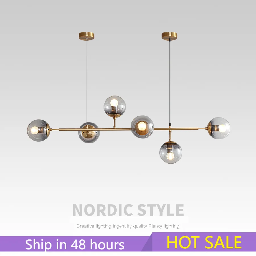 Nordic Designer LED Glass Chandeliers Living Dining Tables Room Modern Minimalism Restaurant Kitchen Island Lights Hanghing Lamp 
Nordic Designer LED Glass Chandeliers Living Dining Tables Room Modern Minimalism Restaurant Kitchen Island Lights Hanghing Lamp