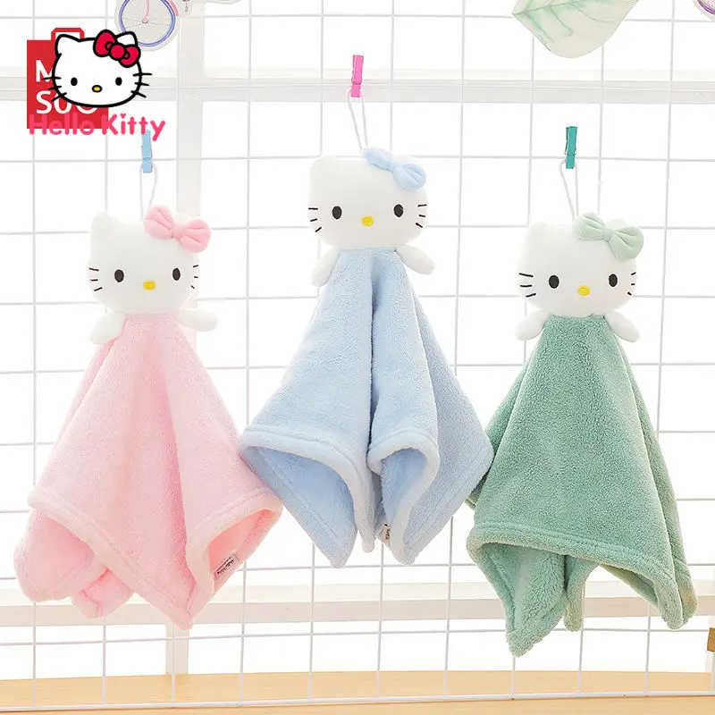 Hello Kitty Cute Cartoon Hanging Hand Towel To Wipe Hands Absorbent Kitchen Bathroom Coral Fleece Towel
Hello Kitty Cute Cartoon Hanging Hand Towel To Wipe Hands Absorbent Kitchen Bathroom Coral Fleece Towel