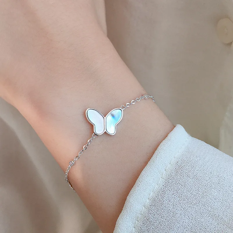 Fashion Butterfly Bracelets Women's Luxury Stainless Steel Jewelry Simple Design Silver Plated Hand Chain Accessories Gifts
Fashion Butterfly Bracelets Women's Luxury Stainless Steel Jewelry Simple Design Silver Plated Hand Chain Accessories Gifts
