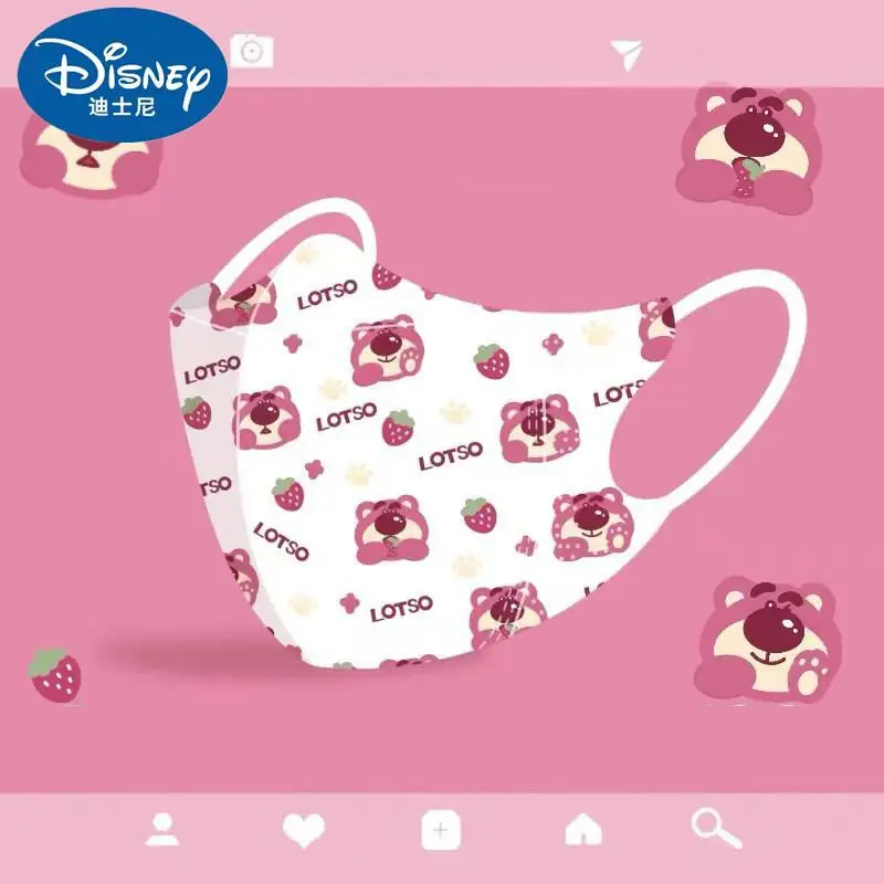 3D стерео маска для лица для взрослых Disney Lotso, Одноразовые 3-слойные маски для рта, аниме мультяшный медведь, безвредная для кожи маска для взр...
3D стерео маска для лица для взрослых Disney Lotso, Одноразовые 3-слойные маски для рта, аниме мультяшный медведь, безвредная для кожи маска для взр...