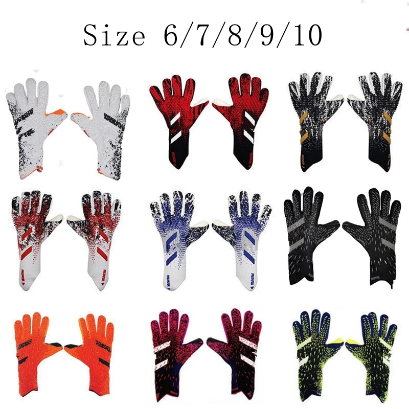 New Design Men Goalie Soccer Goalkeeper Gloves Thicken Full Latex Foam Professional Training Football Gloves
New Design Men Goalie Soccer Goalkeeper Gloves Thicken Full Latex Foam Professional Training Football Gloves