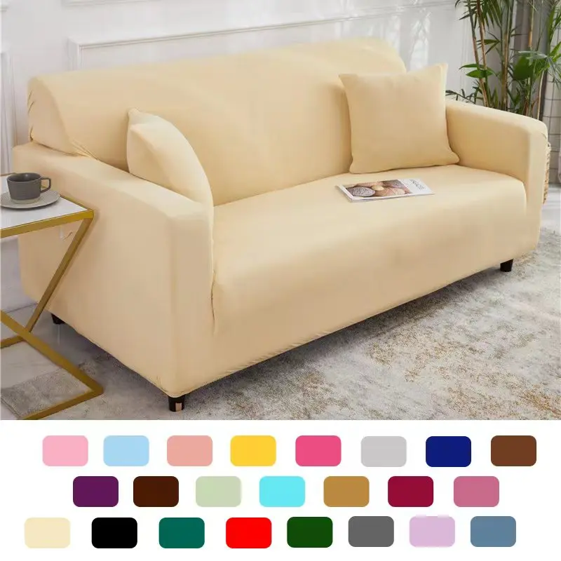 Sofa Cover 3 Seater Knitted Cotton Stretch Fabric Couch Cover Elastic Binding Sofa Covers For Living Room
Sofa Cover 3 Seater Knitted Cotton Stretch Fabric Couch Cover Elastic Binding Sofa Covers For Living Room