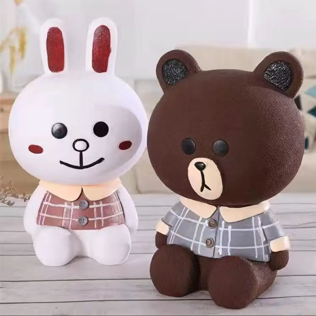 Cute Kenny Rabbit Brown Bear Factory Direct Piggy Bank DIY Graffiti Adults and Children Can Be Handmade
Cute Kenny Rabbit Brown Bear Factory Direct Piggy Bank DIY Graffiti Adults and Children Can Be Handmade