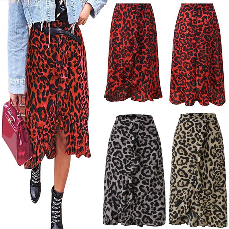 2022 Summer Sexy Women Lace Up Skirts High Waist Ruffles Loose Long Wrap Skirt Ladies Leopard Beach Boho Elegant Female Skirt
2022 Summer Sexy Women Lace Up Skirts High Waist Ruffles Loose Long Wrap Skirt Ladies Leopard Beach Boho Elegant Female Skirt