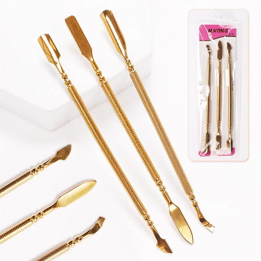 3Pcs/Set Delicate Double-tip Design Cuticle Removers Manicure Cuticle Remover Lightweight Hand Foot Dual Use
3Pcs/Set Delicate Double-tip Design Cuticle Removers Manicure Cuticle Remover Lightweight Hand Foot Dual Use