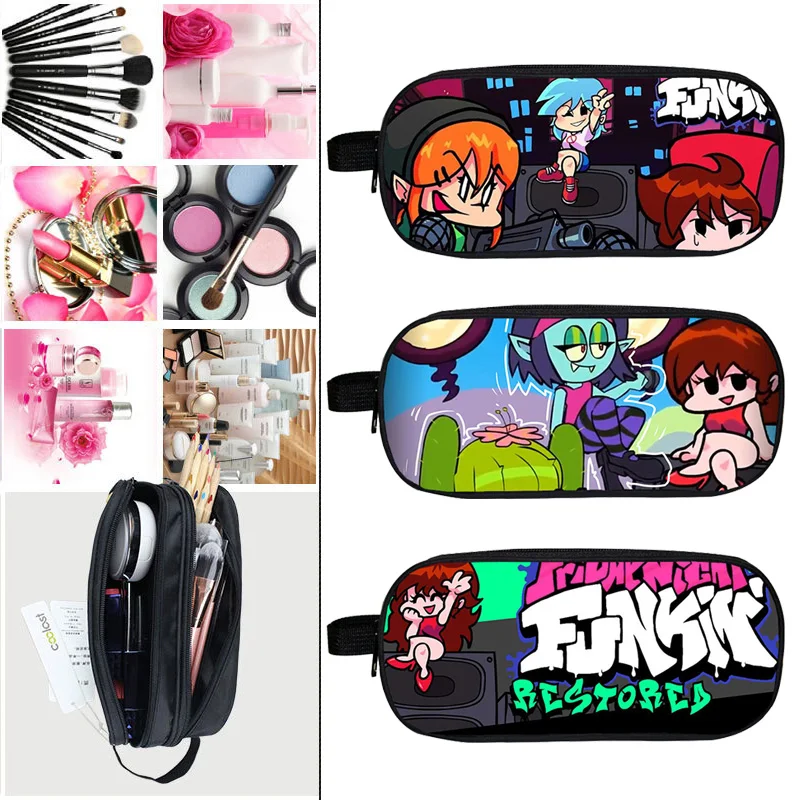 Game Friday Night Funkin 3D Pencil case Children Canva School Pen bag Teenage unisex Cosplay Handbag Women Harajuku Cosmetic bag
Game Friday Night Funkin 3D Pencil case Children Canva School Pen bag Teenage unisex Cosplay Handbag Women Harajuku Cosmetic bag