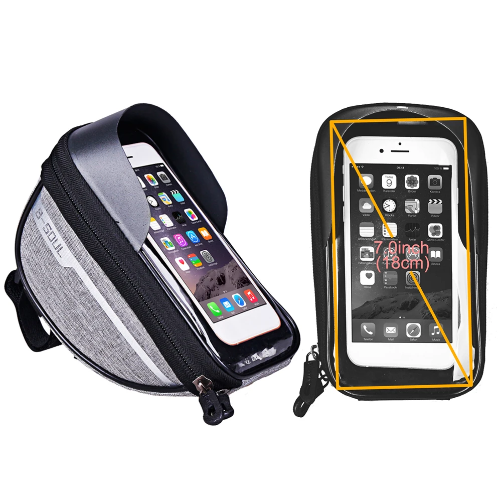 Bicycle Frame Front Tube Bag Portable Waterproof Practical Touch Screen Smart Phone Holder Bike Handlebar Cell Mobile Phone Bag
Bicycle Frame Front Tube Bag Portable Waterproof Practical Touch Screen Smart Phone Holder Bike Handlebar Cell Mobile Phone Bag