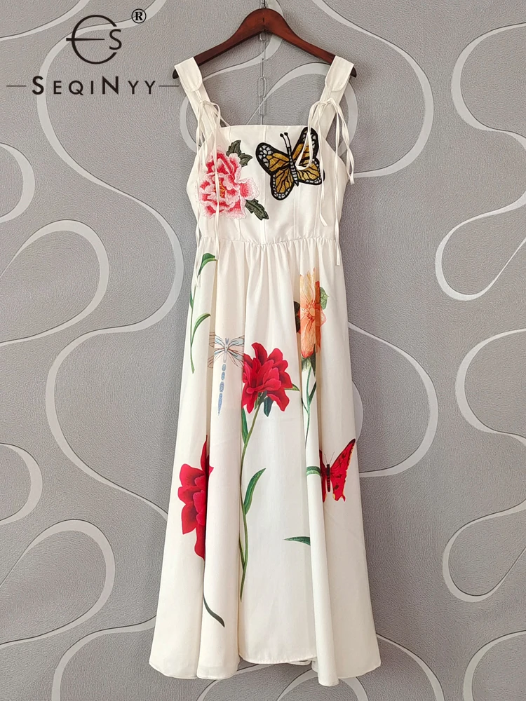 SEQINYY Beige Midi Dress Summer Spring New Fashion Design Women Runway Strapless Lace-Up Embroidery Flower Butterfly High Street
SEQINYY Beige Midi Dress Summer Spring New Fashion Design Women Runway Strapless Lace-Up Embroidery Flower Butterfly High Street