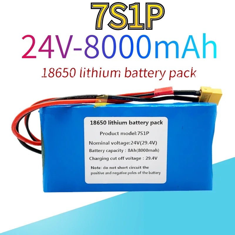 Новый 7s1p 24 В 8000 мАч 18650 стандарт подходит для скутера, игрушечного велосипеда со встроенным BMS и зарядным устройством, распродажа
Новый 7s1p 24 В 8000 мАч 18650 стандарт подходит для скутера, игрушечного велосипеда со встроенным BMS и зарядным устройством, распродажа