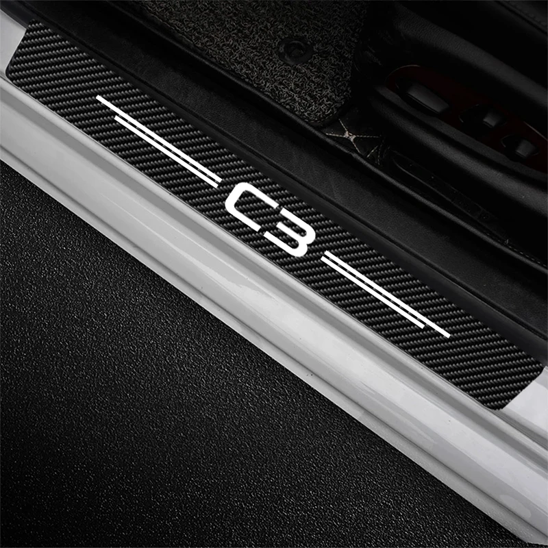 Car Scuff Plate Carbon Fiber Sticker For Citroen C3 Aircross Car Door Sill Proctor Anti Scratch Decals Automobile Accessories
Car Scuff Plate Carbon Fiber Sticker For Citroen C3 Aircross Car Door Sill Proctor Anti Scratch Decals Automobile Accessories