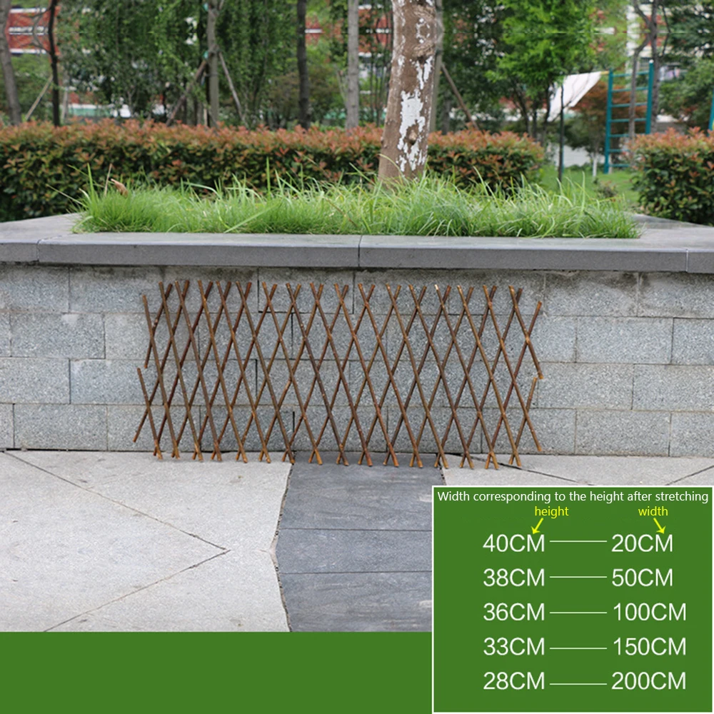40cm Wooden Garden Trellis - Expanding Divider Climbing Plant Support Fence Screen Garden Fencing Trellises 1*Wooden Fence
40cm Wooden Garden Trellis - Expanding Divider Climbing Plant Support Fence Screen Garden Fencing Trellises 1*Wooden Fence