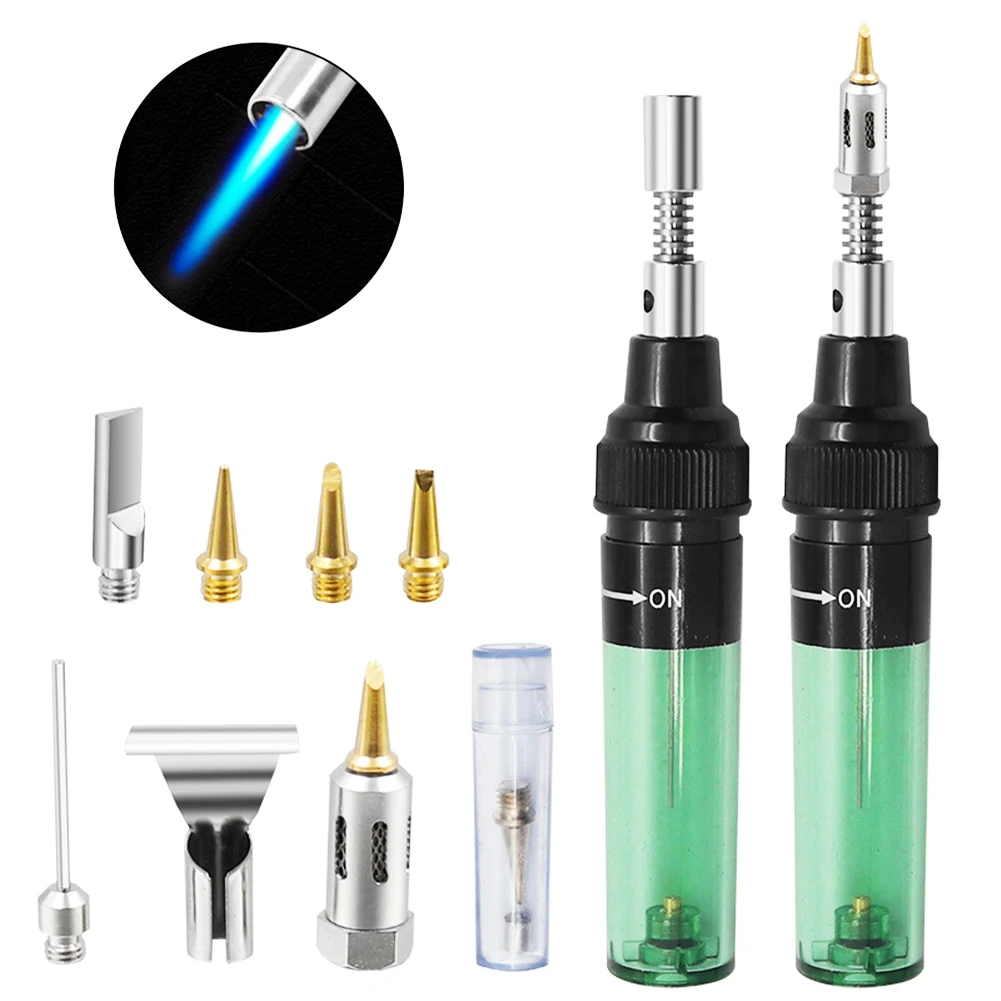 1300 Celsius Butane 4 IN 1 Portable Gas Soldering Iron Gas Blow Torch Gun Wireless Heating Tool Blow Pen Torch Welding Tools
1300 Celsius Butane 4 IN 1 Portable Gas Soldering Iron Gas Blow Torch Gun Wireless Heating Tool Blow Pen Torch Welding Tools