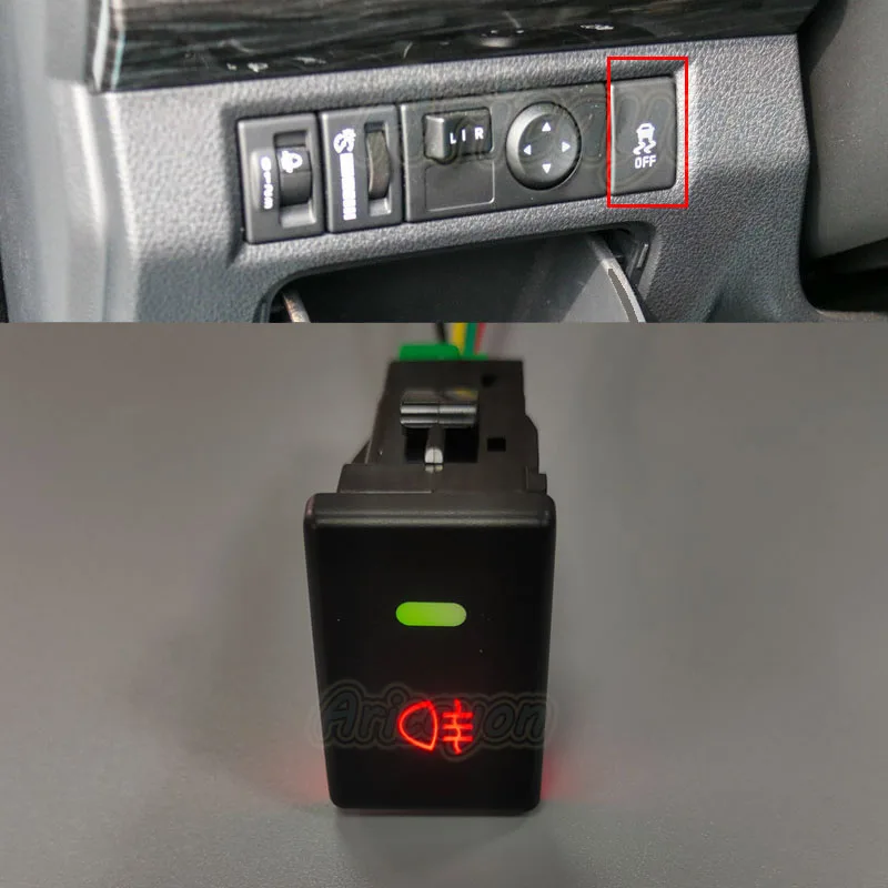 Red and Green Light Car Rear Fog Light Button Switch with Connecting Wire for ISUZU MU-X / D-MAX Auto Accessories
Red and Green Light Car Rear Fog Light Button Switch with Connecting Wire for ISUZU MU-X / D-MAX Auto Accessories