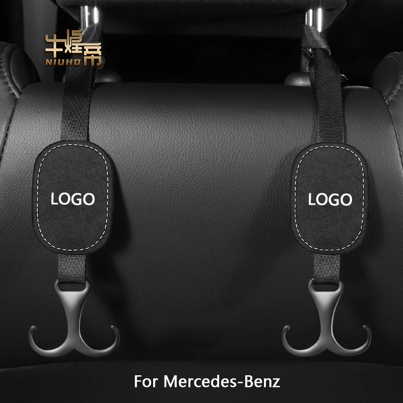 Car Seat Back Suede Metal Hook For Mercedes-Benz A B C E G GL EQ S Class Interior Storage Finishing Hanger Articles Accessories
Car Seat Back Suede Metal Hook For Mercedes-Benz A B C E G GL EQ S Class Interior Storage Finishing Hanger Articles Accessories