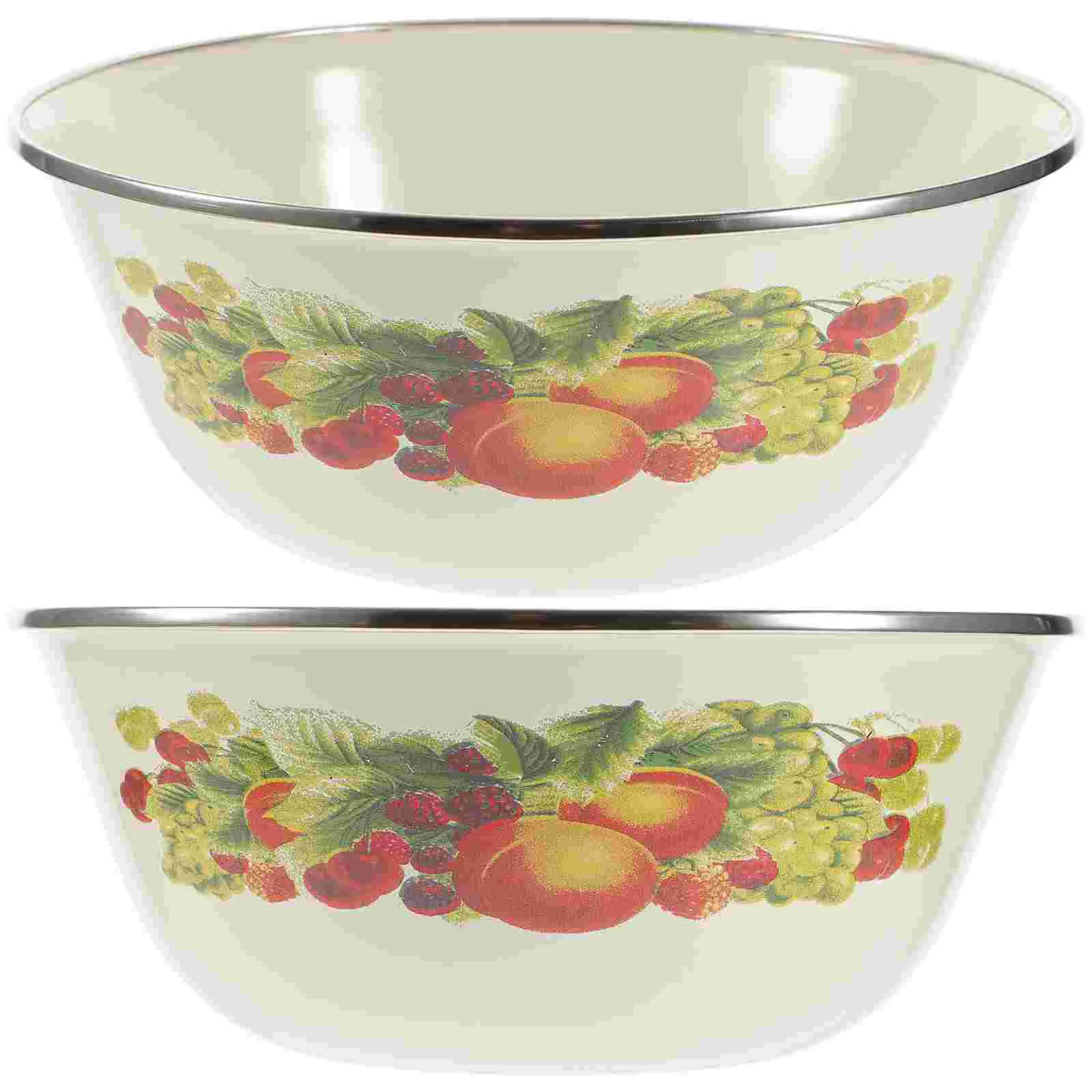 Chinese Style Enamel Bowl Thicken Bowls Soup Office Fruit Fresh Keeping Salad Noodle
Chinese Style Enamel Bowl Thicken Bowls Soup Office Fruit Fresh Keeping Salad Noodle