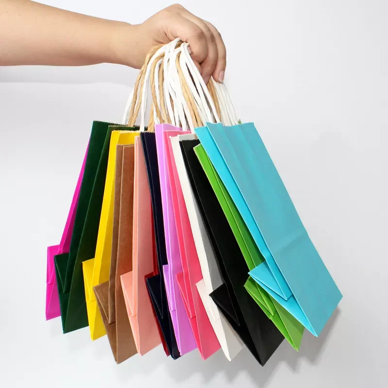 10/30/50pcs DIY Multifunction soft color paper bag with handles Festival gift bag shopping bags kraft paper packing bag
10/30/50pcs DIY Multifunction soft color paper bag with handles Festival gift bag shopping bags kraft paper packing bag