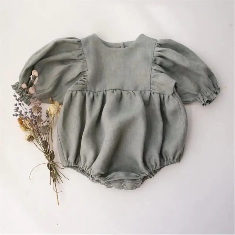 Baby clothes Spring new style girls simple triangle romper baby bubble sleeve one-piece boy baby linen long sleeve casual romper
Baby clothes Spring new style girls simple triangle romper baby bubble sleeve one-piece boy baby linen long sleeve casual romper