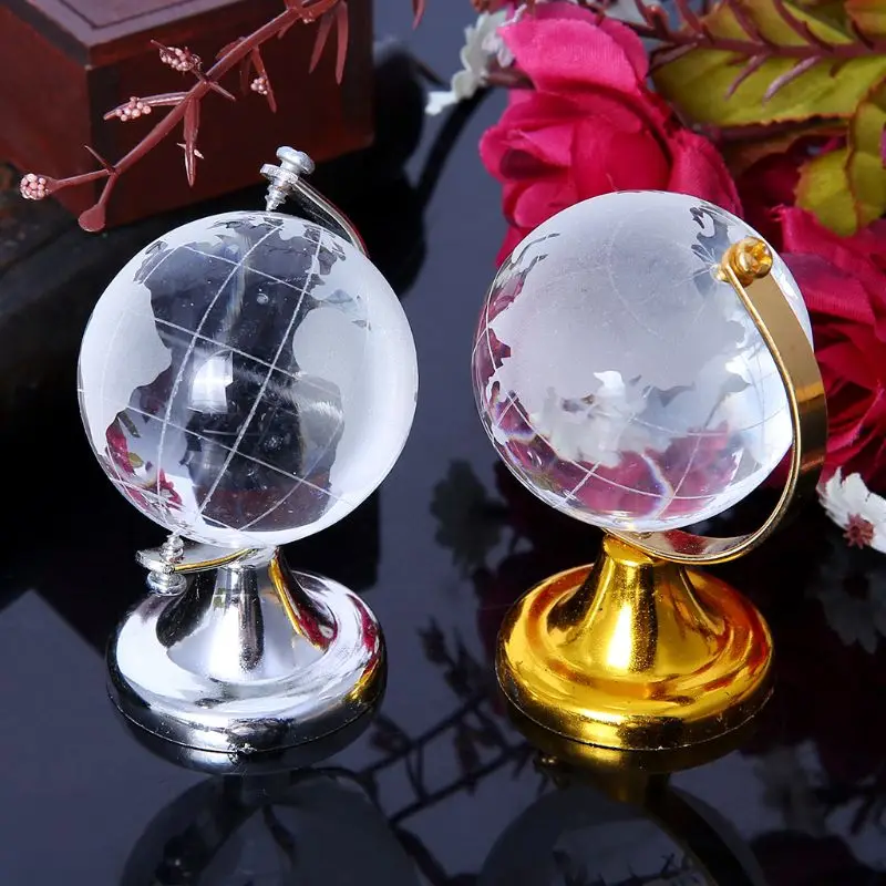 Mini Round Earth Globe World Map Crystal Glass Clear Stand Desk Decoration Cute mini ornament with box Gifts for friends kids
Mini Round Earth Globe World Map Crystal Glass Clear Stand Desk Decoration Cute mini ornament with box Gifts for friends kids