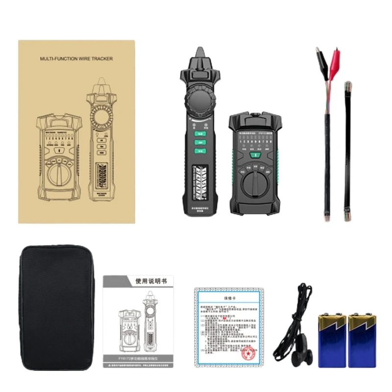 

New Reliable Ethernet-Network Cable Tester Receiver Multifunction Wire Measuring Trackers Cable Tracking Tool